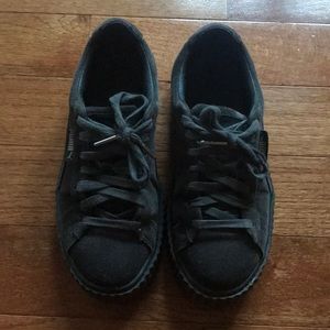 Puma creeper velvet Rihanna fenty glacier grey